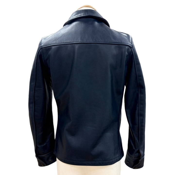 Great schott Leather jacket Navy Cowhide mens 36 7143