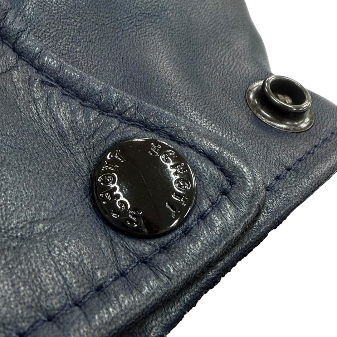 Great schott Leather jacket Navy Cowhide mens 36 7143