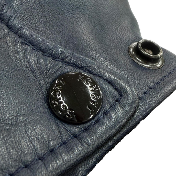 Great schott Leather jacket Navy Cowhide mens 36 7143