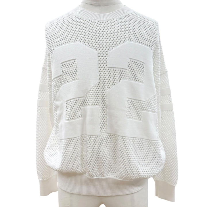 Pristine AMIRI tops Tiger Mesh Graphic Crewneck Sweatshirt S SRAMKNCW1040SMREGY0