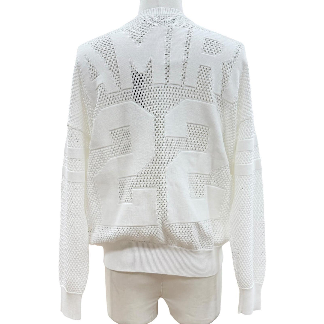Pristine AMIRI tops Tiger Mesh Graphic Crewneck Sweatshirt S SRAMKNCW1040SMREGY0