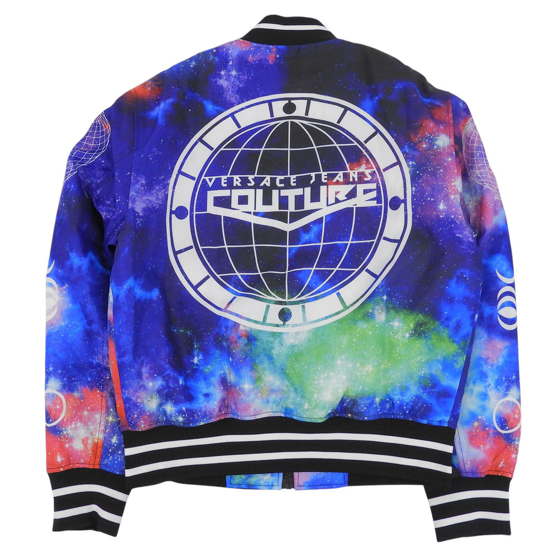 Excellent VERSACE JEANS COUTURE Jacket Cosmic Bomber Multi mens 73GAS4D7