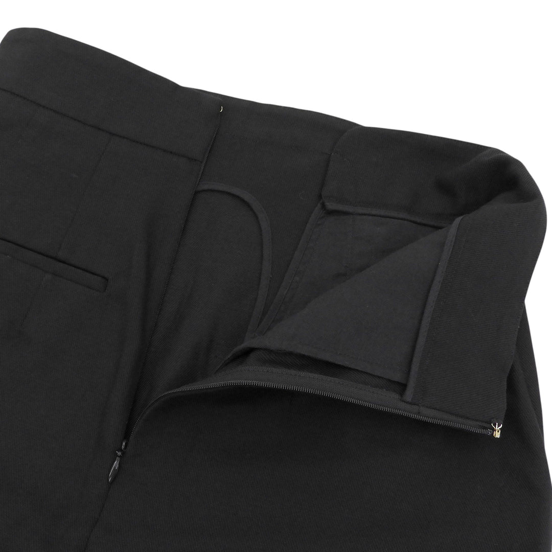 Excellent MAME KUROGOUCHI skirt Front button long black cotton 2 MM23PS-SK713