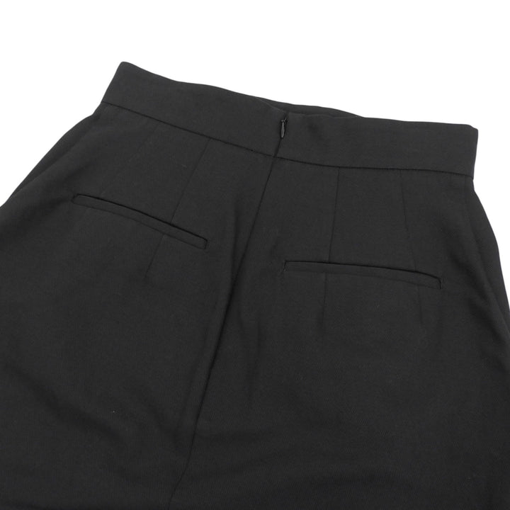 Excellent MAME KUROGOUCHI skirt Front button long black cotton 2 MM23PS-SK713