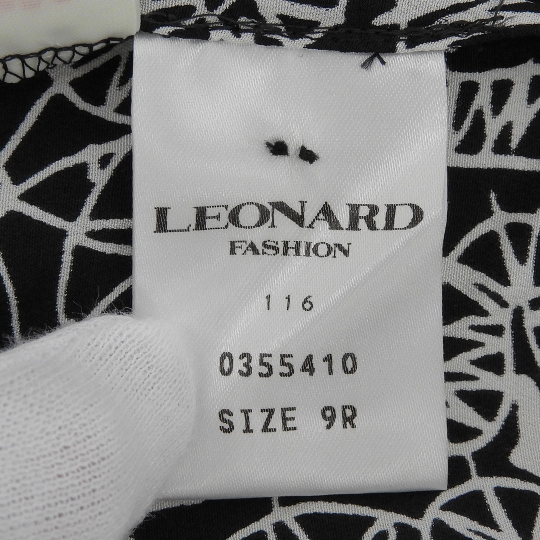 Excellent LEONARD Long sleeve shirt Paisley black silk Women