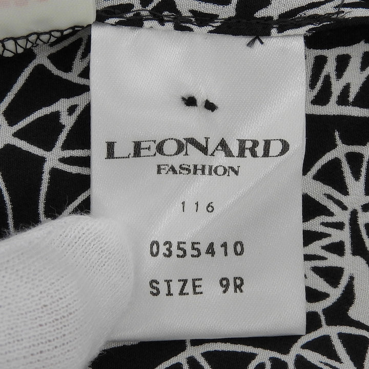 Excellent LEONARD Long sleeve shirt Paisley black silk Women