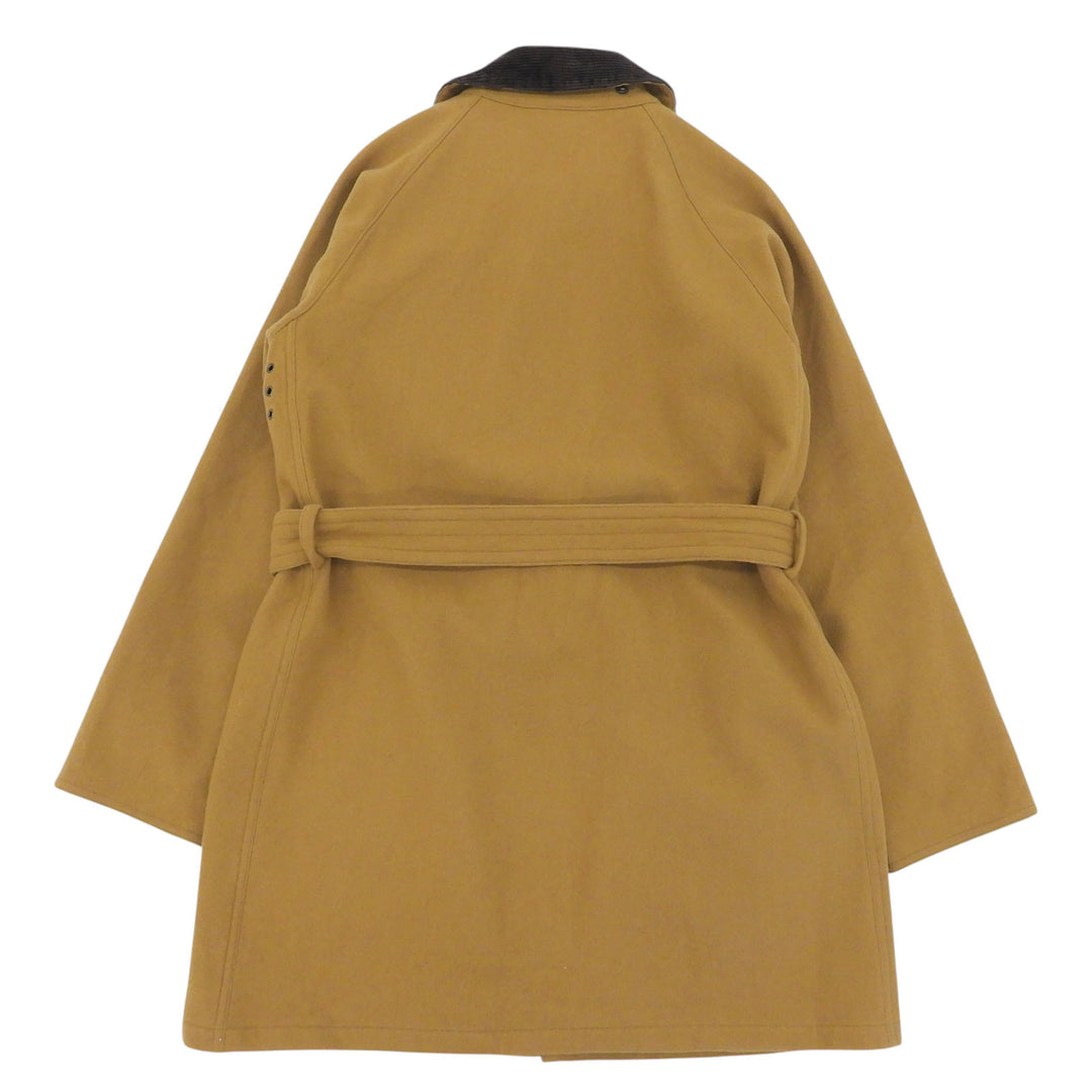 Great Barbour coat SOLWAY ZIPPER SL Belt is removable wool Women 34 MWO0220BE51