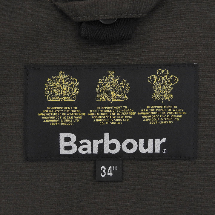 Great Barbour coat SOLWAY ZIPPER SL Belt is removable wool Women 34 MWO0220BE51