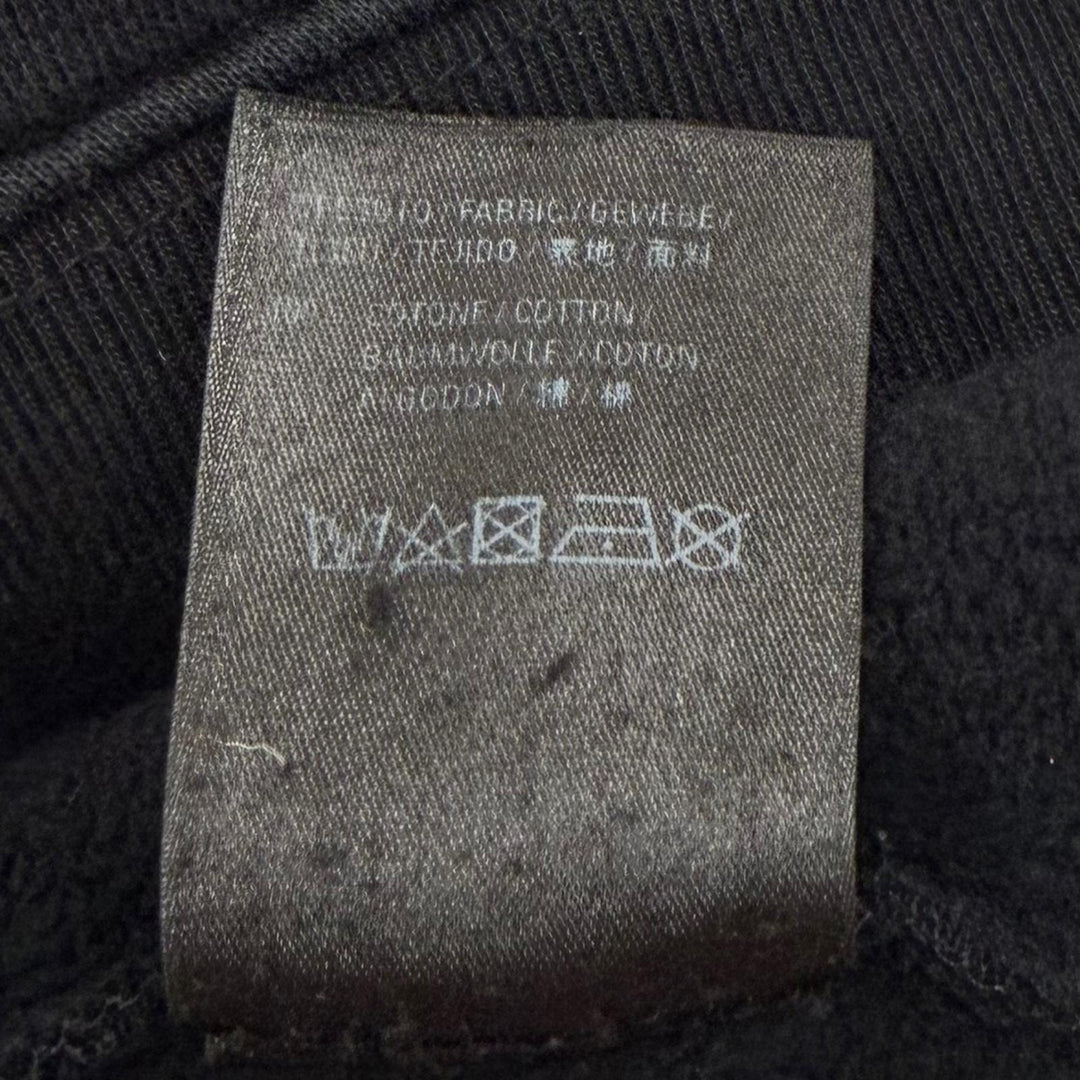 Great BALENCIAGA hoodie WFP Logo Hoodie, Fleece-Lined Pullover black M 600583