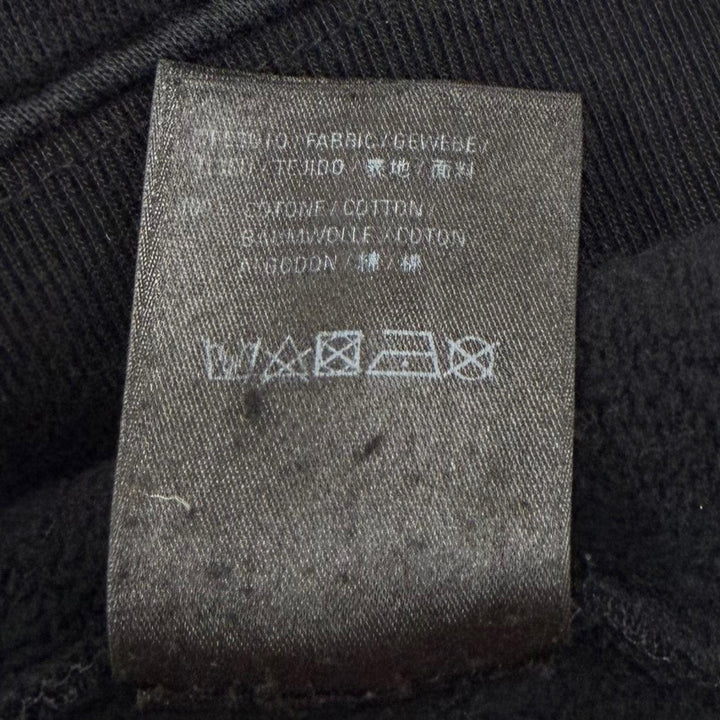 Great BALENCIAGA hoodie WFP Logo Hoodie, Fleece-Lined Pullover black M 600583