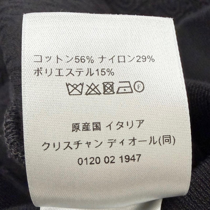 Excellent DIOR hoodie Oblique embossed all-over print pullover hoodie black