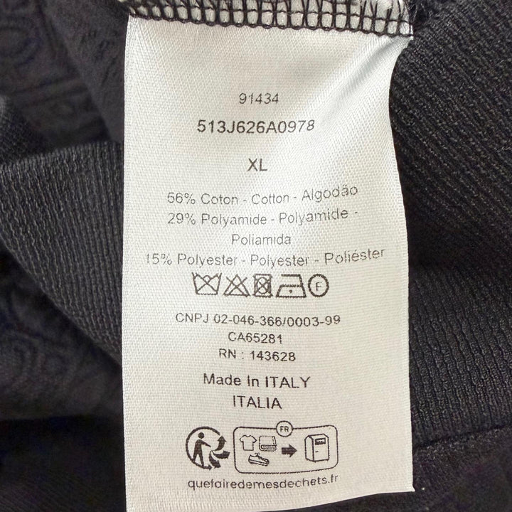 Excellent DIOR hoodie Oblique embossed all-over print pullover hoodie black