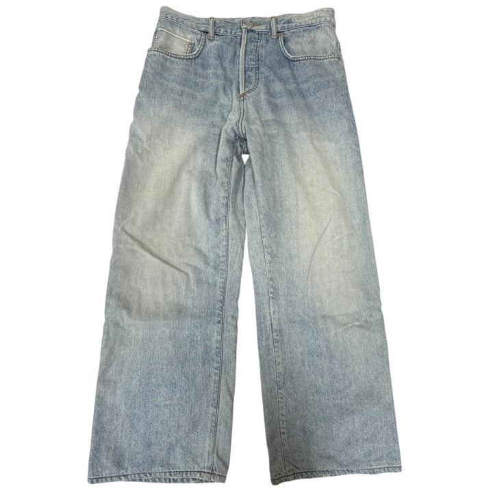 Great DIOR Denim pants Distressed finish, heritage style, button fly. Light blue