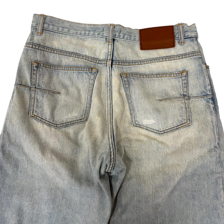 Great DIOR Denim pants Distressed finish, heritage style, button fly. Light blue