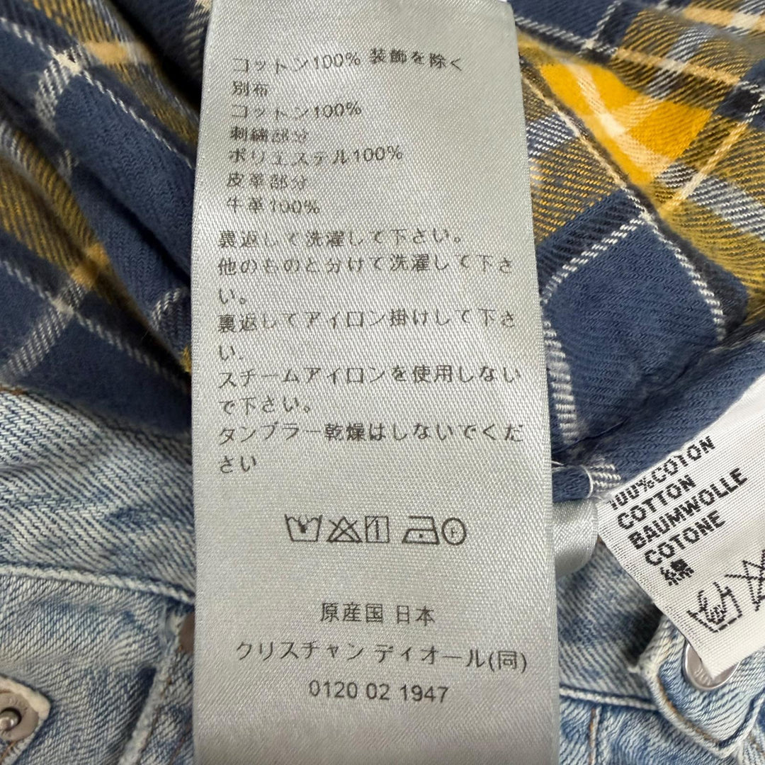 Great DIOR Denim pants Distressed finish, heritage style, button fly. Light blue