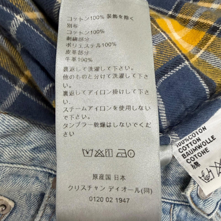 Great DIOR Denim pants Distressed finish, heritage style, button fly. Light blue