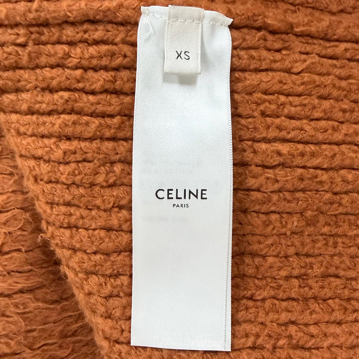 Excellent CELINE cardigan Orange cotton mens XS 2A70O118O