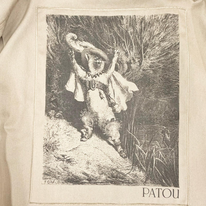 Excellent PATOU Puss in Boots Organic Cotton Oversized Hoodie XS OU0100074106P
