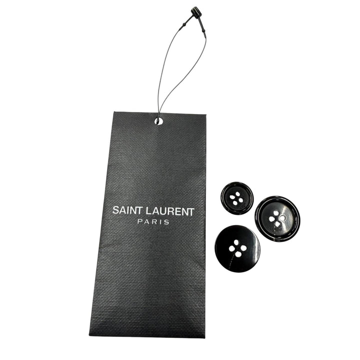 Excellent SAINT LAURENT PARIS tailored jacket Navy wool mens 48 786846