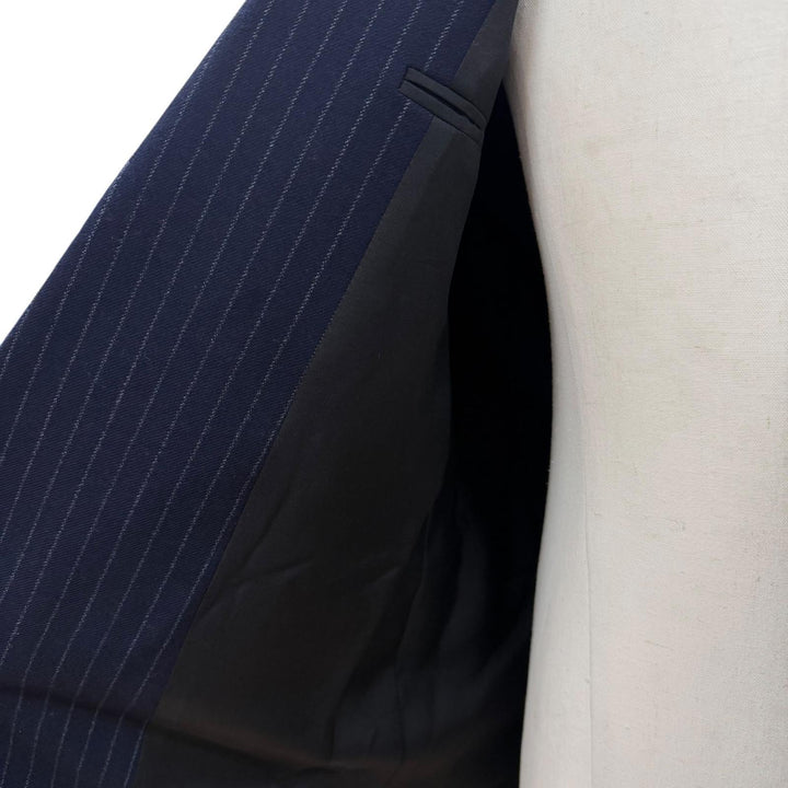 Excellent SAINT LAURENT PARIS tailored jacket Navy wool mens 48 786846