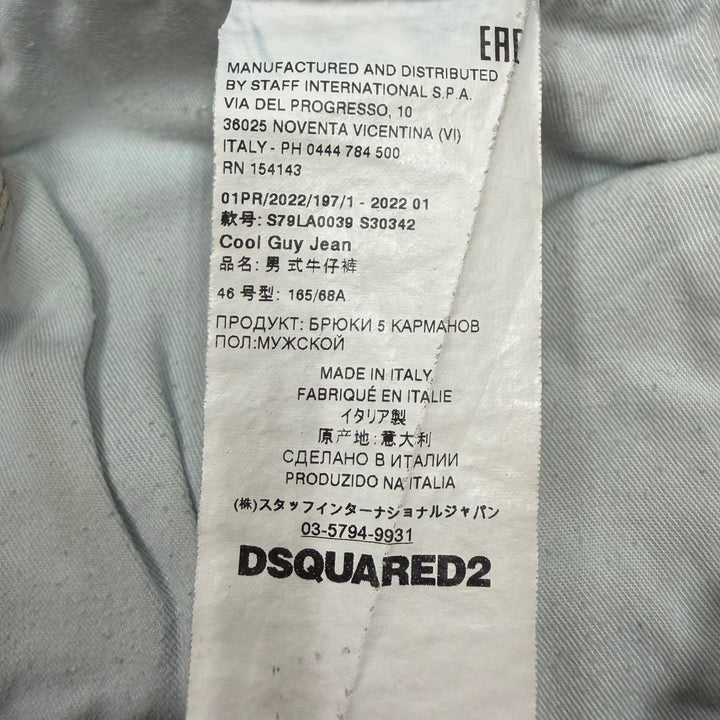 Discounted Great DSQUARED2 Denim pants ICON COOL GUY JEAN Indigo cotton IT 46 S79LA0039