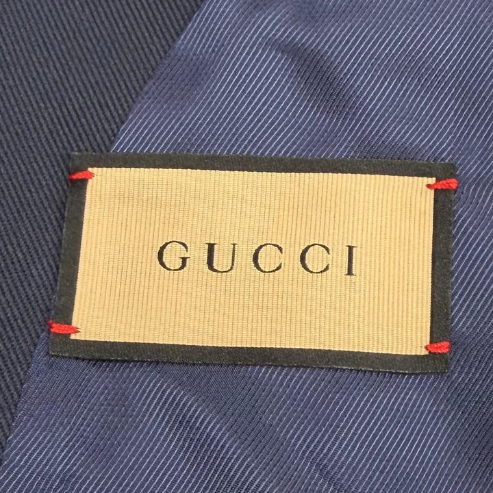 Great GUCCI tailored jacket Navy cotton mens 46 749797