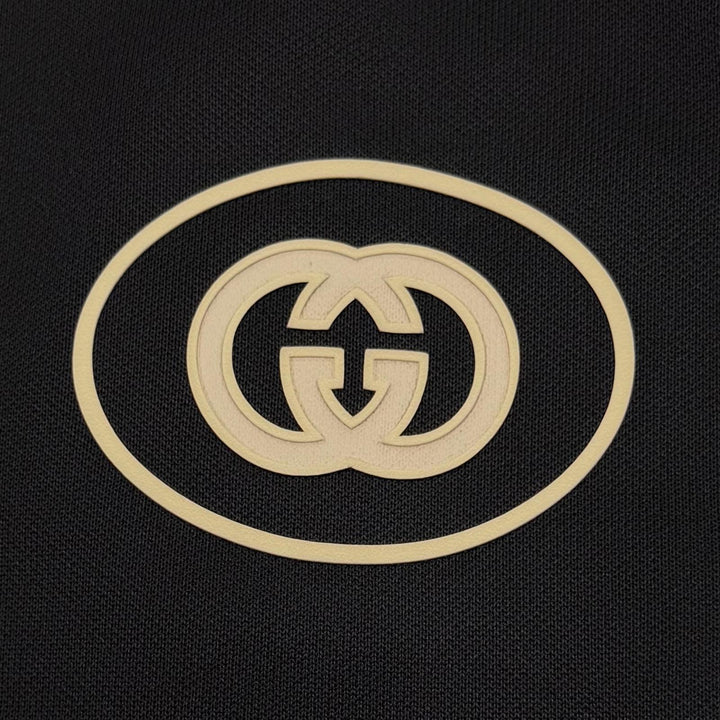 Excellent GUCCI Track jacket black polyester mens S 696802