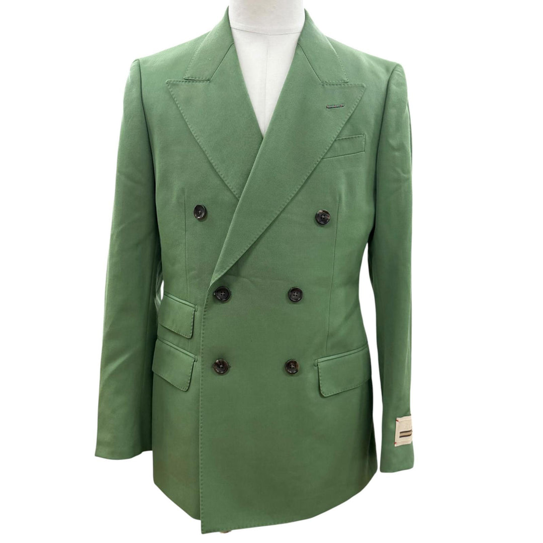 Excellent GUCCI tailored jacket green wool mens 46 747275
