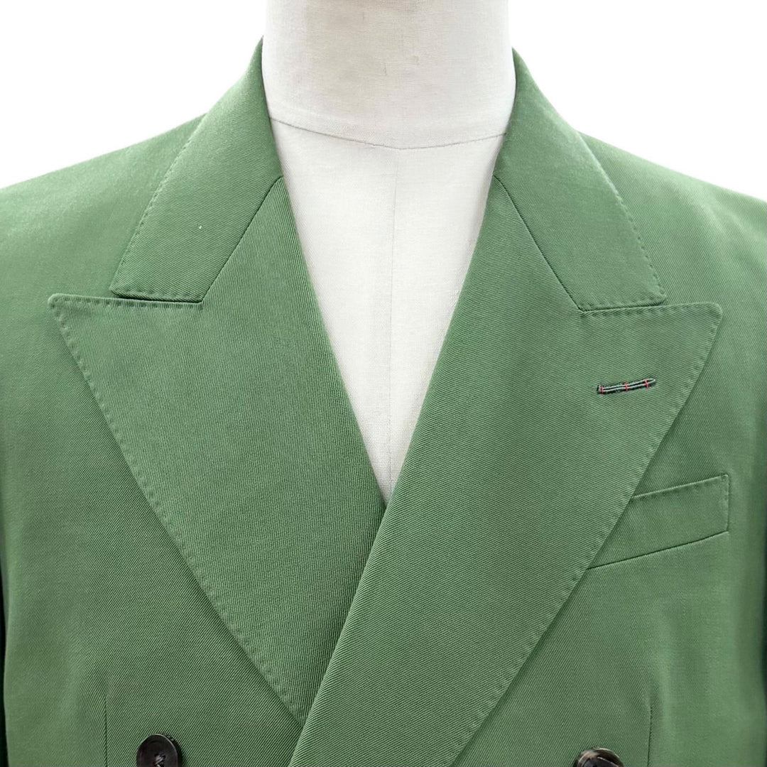 Excellent GUCCI tailored jacket green wool mens 46 747275