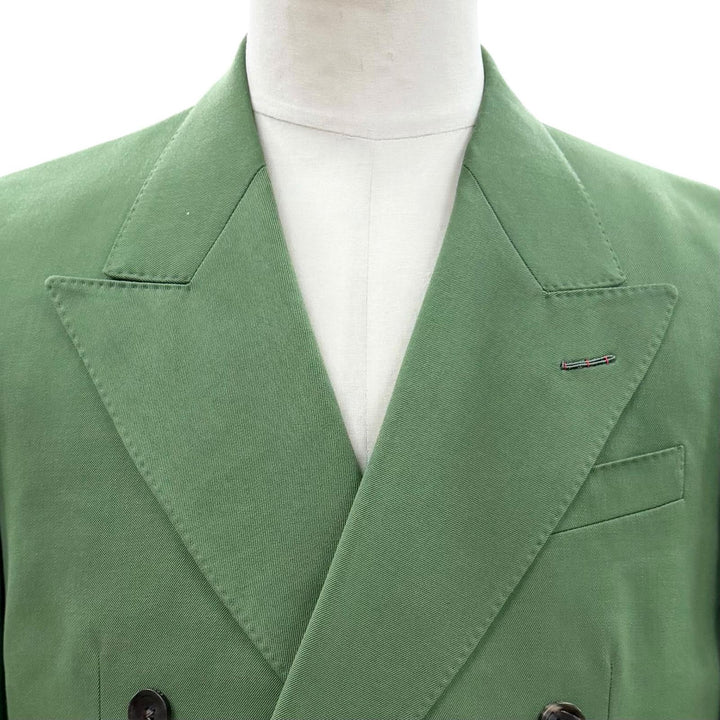 Excellent GUCCI tailored jacket green wool mens 46 747275