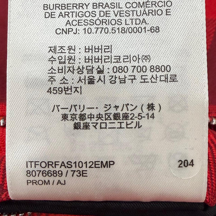 Excellent BURBERRY Jacket Red cotton mens S 8076689