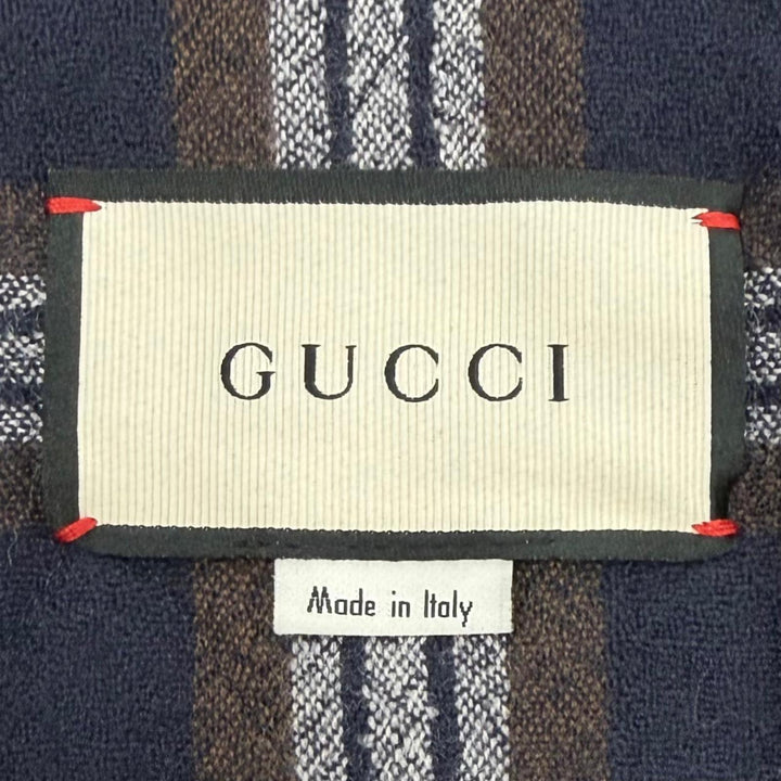 Excellent GUCCI Best OFF THE GRID NYLON VEST blue Nylon mens 50 631890