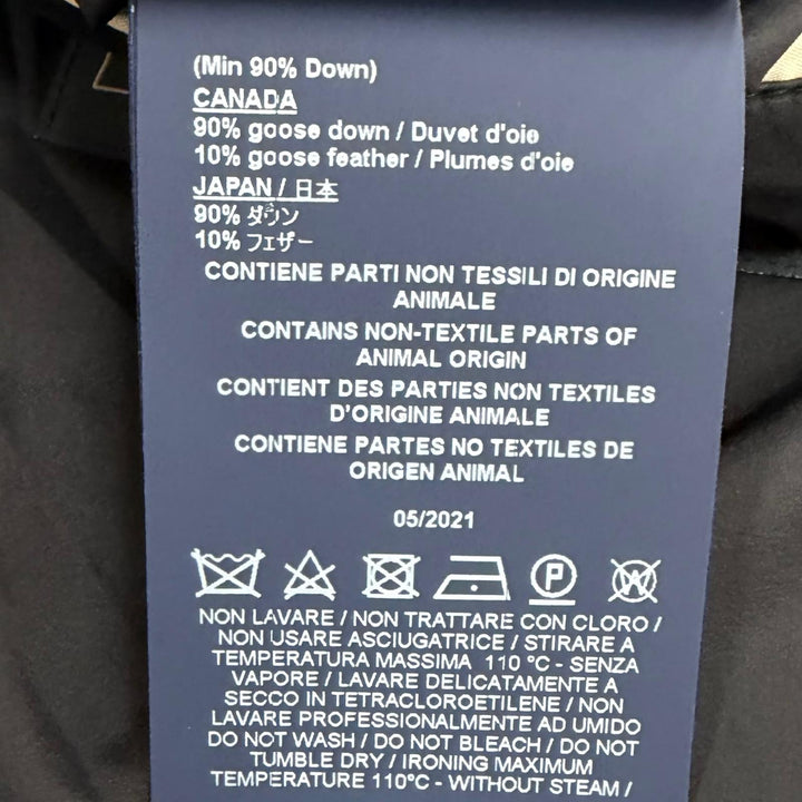 Excellent Herno Down vest IL PANCIOTTO Inner vest Navy Nylon mens 52 PI002ULE