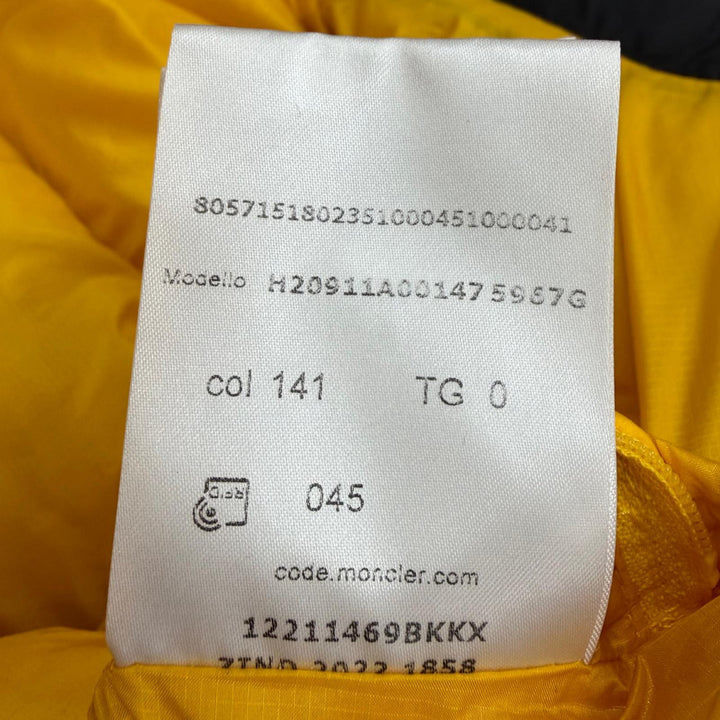 Excellent MONCLER Down jacket PEUPLIER yellow Nylon mens 0 H20911A00147