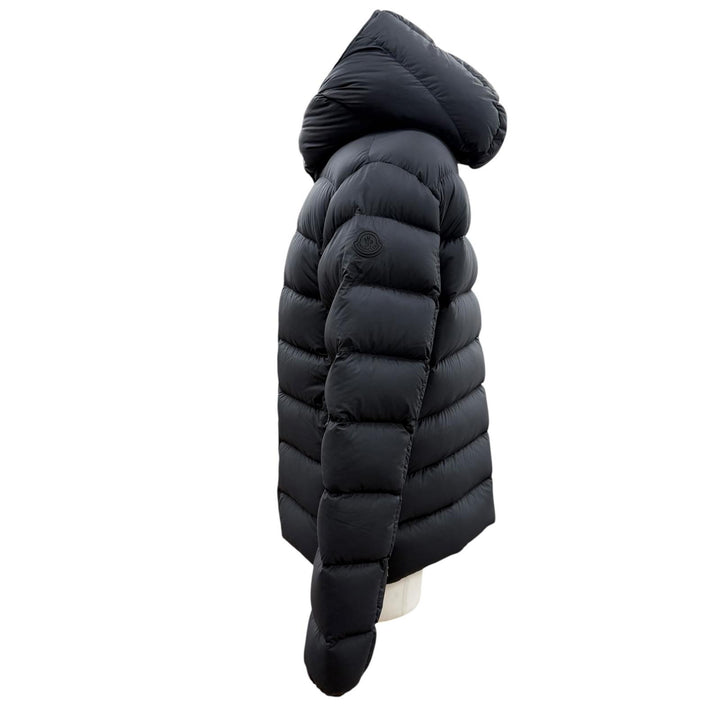 Excellent MONCLER Down jacket Hooded double zip-up black Nylon mens 2