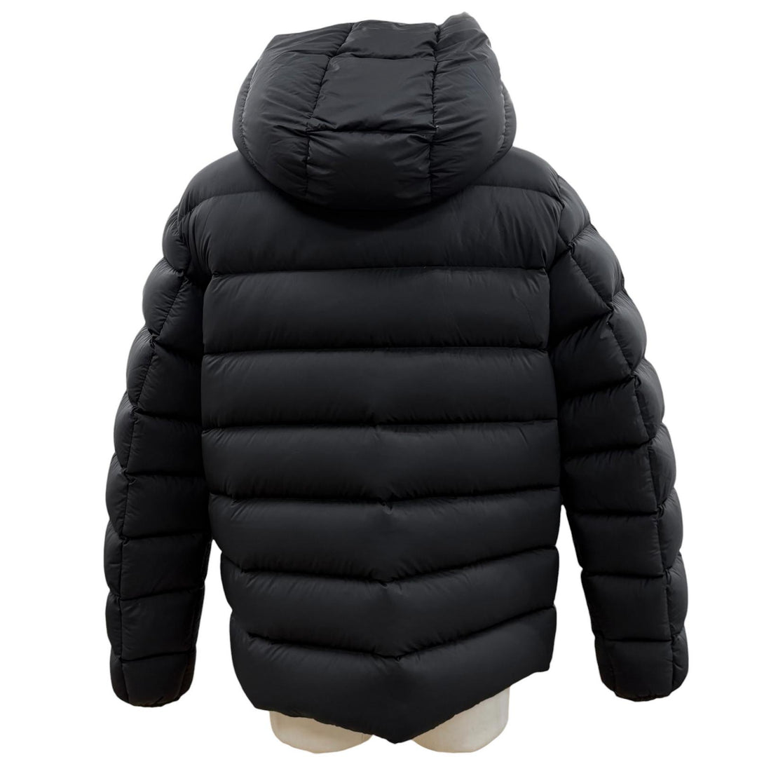 Excellent MONCLER Down jacket Hooded double zip-up black Nylon mens 2