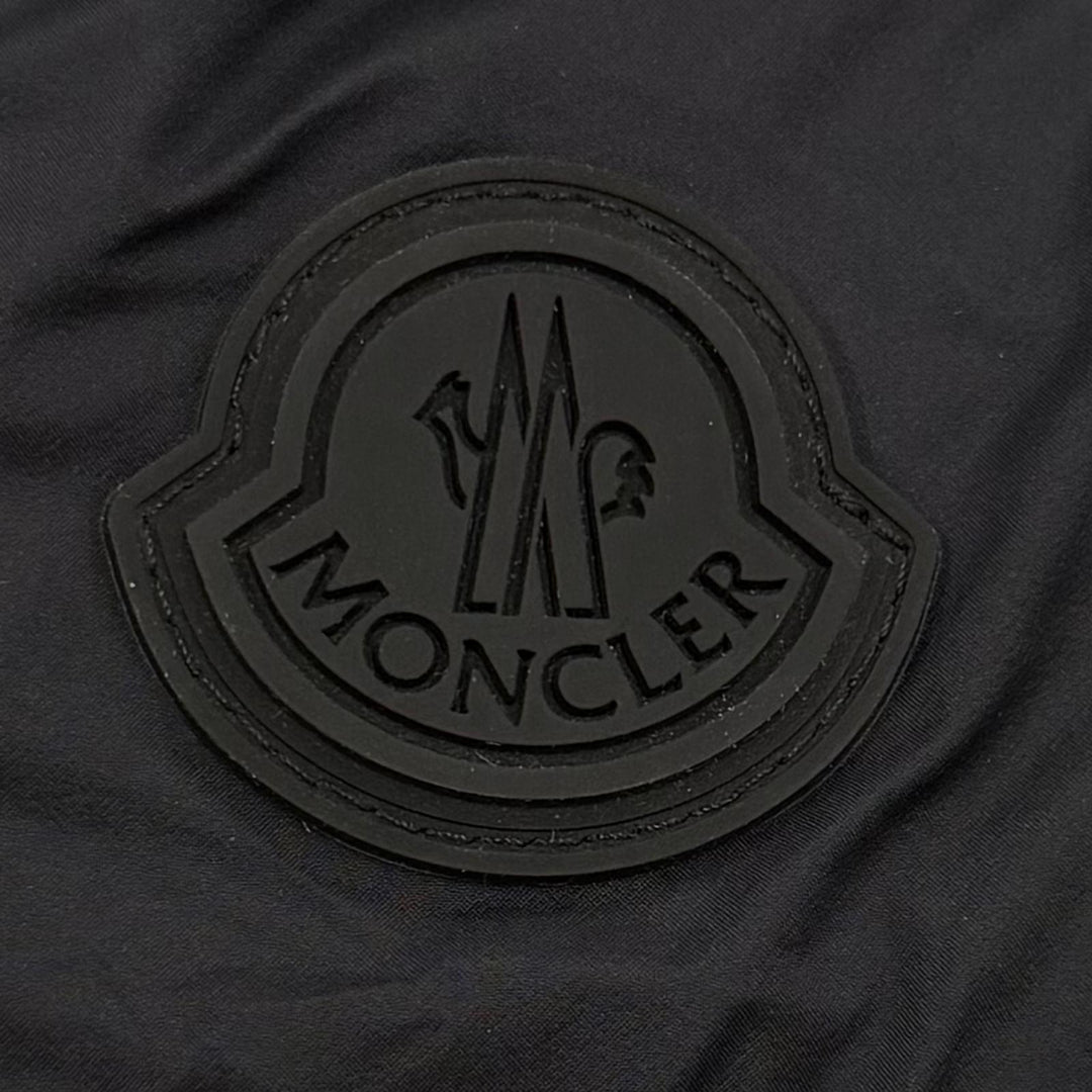 Excellent MONCLER Down jacket Hooded double zip-up black Nylon mens 2