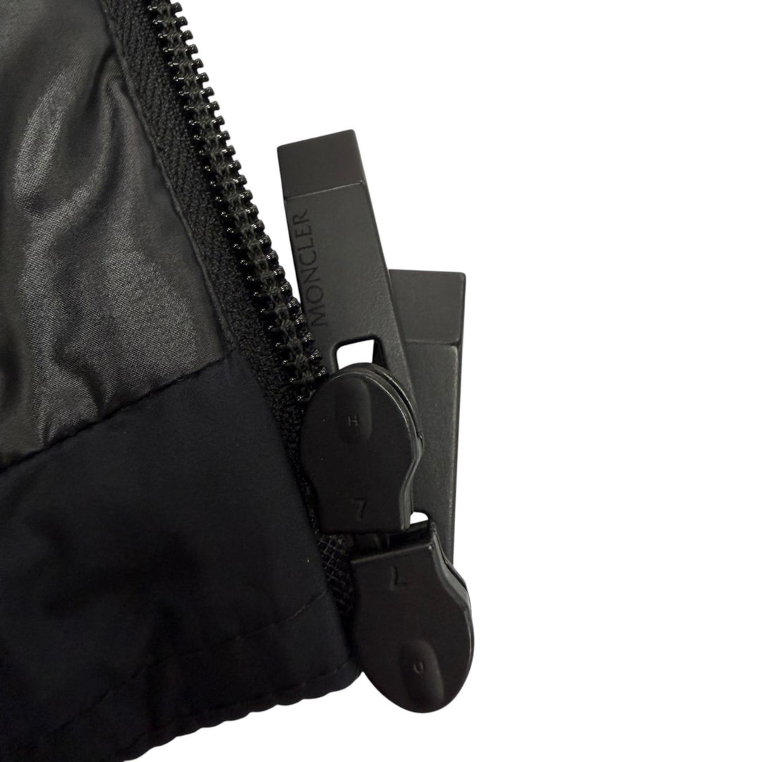 Excellent MONCLER Down jacket Hooded double zip-up black Nylon mens 2