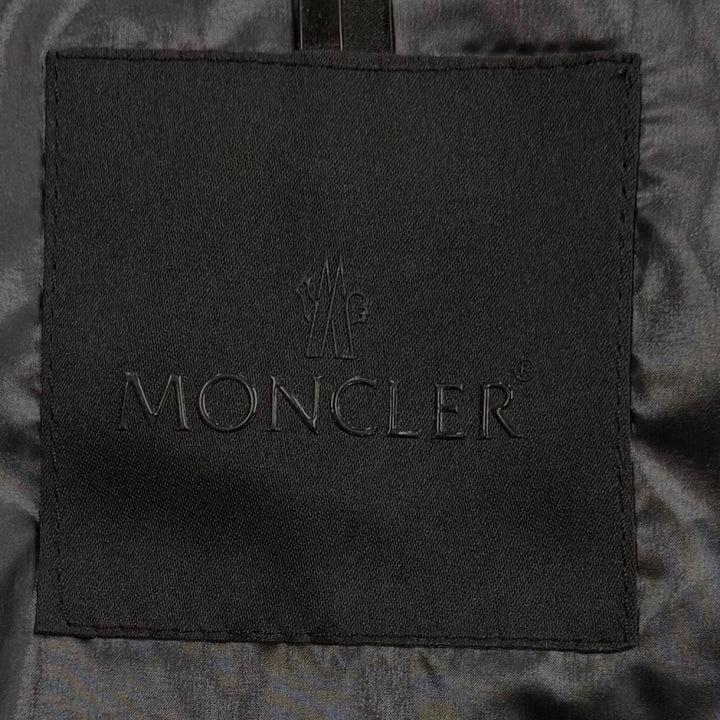 Excellent MONCLER Down jacket Hooded double zip-up black Nylon mens 2