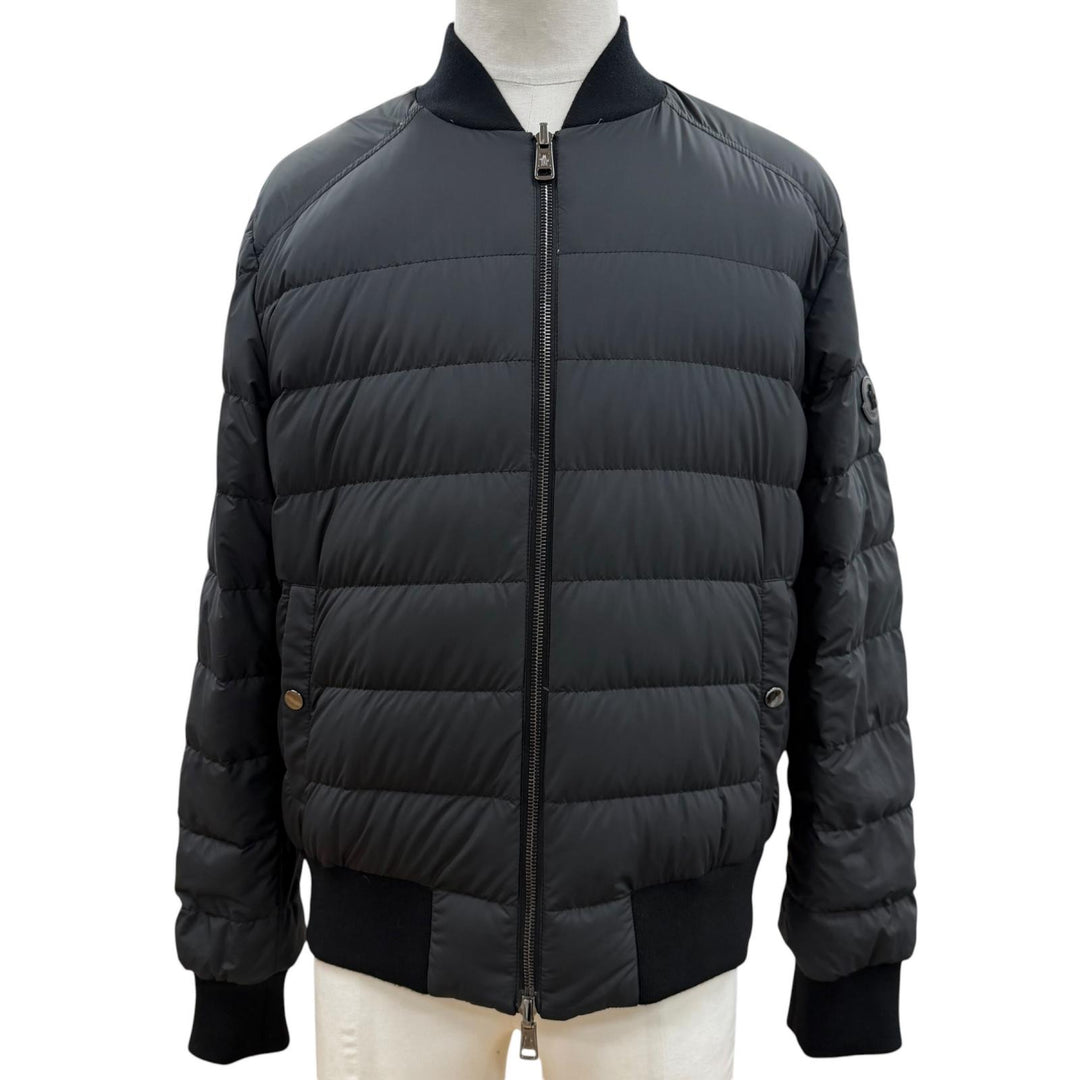 Excellent MONCLER Bomber jacket DIOUNES black polyester mens 0