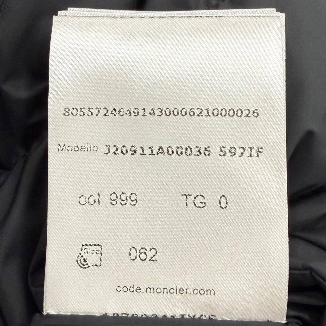 Excellent MONCLER Bomber jacket DIOUNES black polyester mens 0