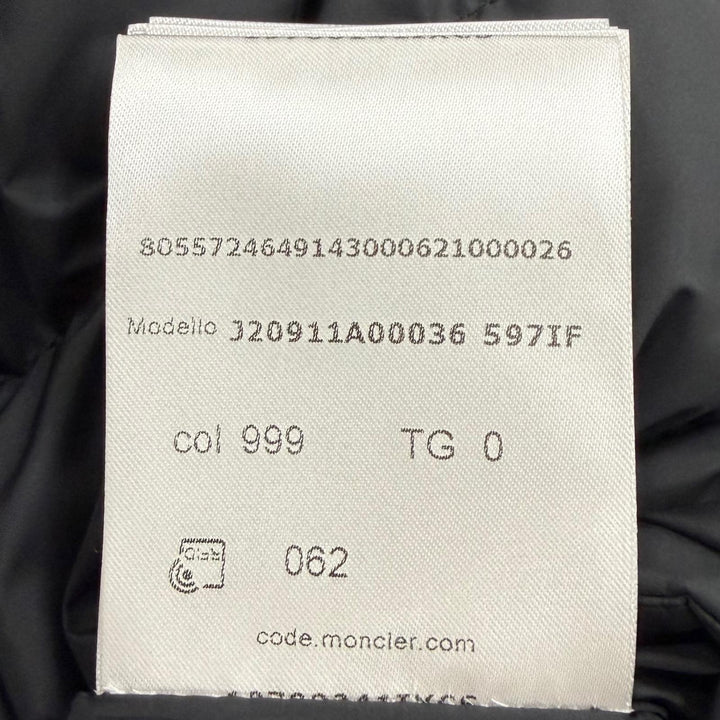 Excellent MONCLER Bomber jacket DIOUNES black polyester mens 0