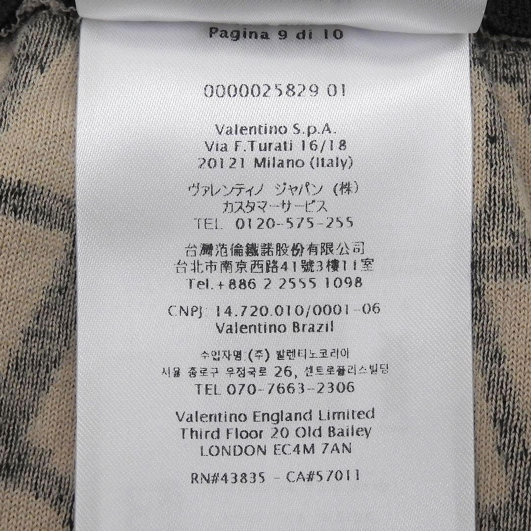 Great VALENTINO Shorts Iconograph Sponge Jersey beige cotton Women S 4B3MD06F8GA