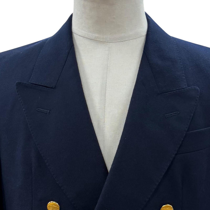 Excellent Burberrys tailored jacket Navy wool mens