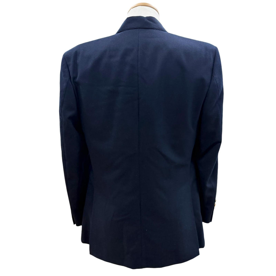 Excellent Burberrys tailored jacket Navy wool mens