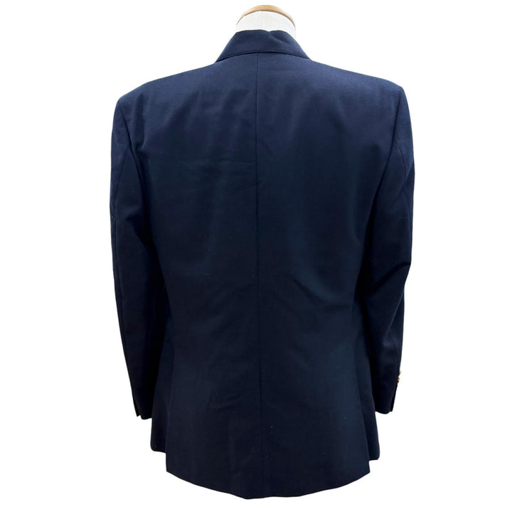 Excellent Burberrys tailored jacket Navy wool mens