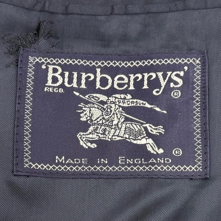 Excellent Burberrys tailored jacket Navy wool mens
