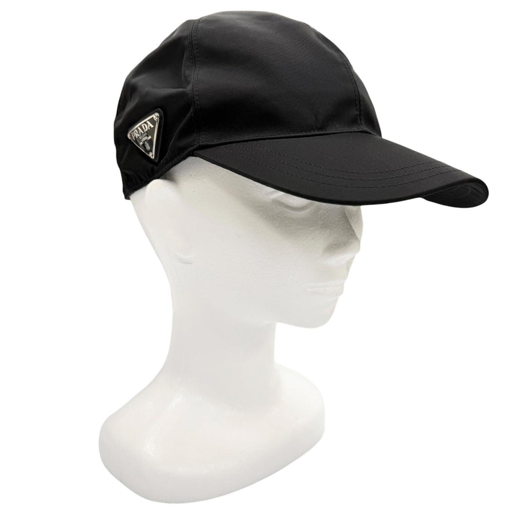 Great PRADA cap black recycled polyamide mens XL 1HC274