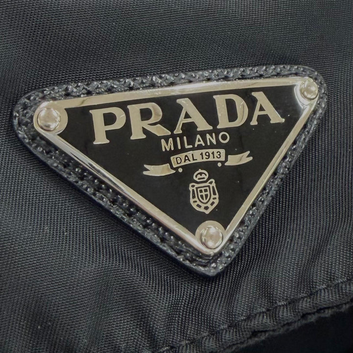 Great PRADA cap black recycled polyamide mens XL 1HC274