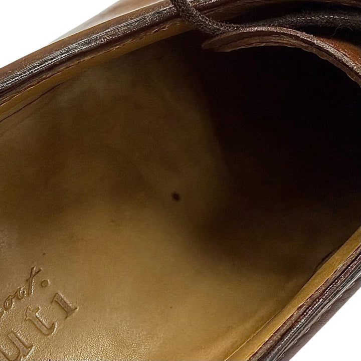 Discounted Very Good Berluti Leather shoes Ultima U-tip lace-up Brown leather mens 8.5